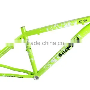 OEM Alloy Mountain Bike Frame XC58 Green MADE IN CHINA thumbnail-1
