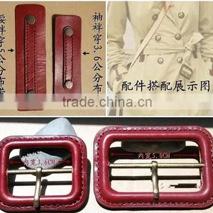 100% Genuine Cow Leather Covered Buckles thumbnail-3