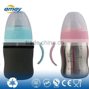 Hotselling 160ml Stainless Steel Baby Feeding Bottle thumbnail-1