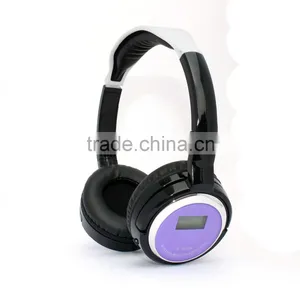 2015 Mp3 Player Heaphone, Super Bass Wireless Headphone With TF Card and FM, sd Memory Card Headphones thumbnail-6