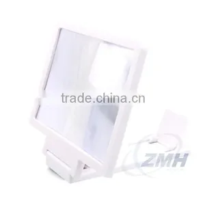 New Arrival Portable 3X Mobile Phone Screen HD Magnifier Lens&Holder for TV Watching thumbnail-4