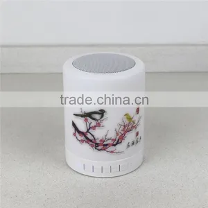 Mini Music Bluetooth Speaker Led Color Changing Smart Sensitive Touch Table Lamp thumbnail-3