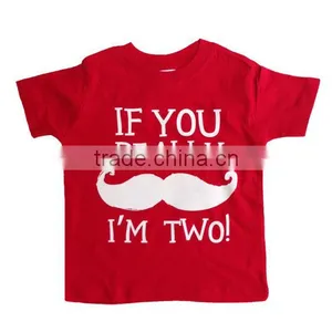 Baby Boys Organic Cotton t Shirts Design of Beard Wholesale thumbnail-4