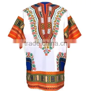 Traditional African Print Dashiki Shirt African Top Clothing Kaftan Wholesale China Quality Choice thumbnail-3
