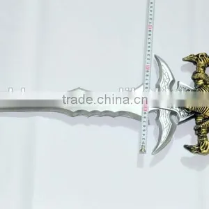 World of Warcraft Animation Sad PU Sword, Sheep Head Sword Film Props, Simulation Model Military Weapons thumbnail-5