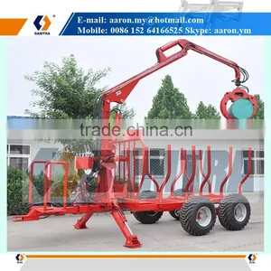 Log Trailers With Grapple, Forest Crane Trailer thumbnail-2
