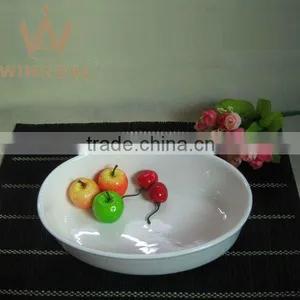 Ceramic Egg Shape Oval Serving Plate thumbnail-1