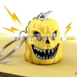 Halloween Pumpkin Customize Promotional Gift /hot Sale Metal Key Chain thumbnail-1