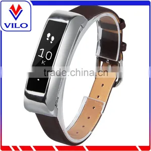 2016 Genuine Leather Replacement Band for Fitbit Alta With Metal Frame thumbnail-3