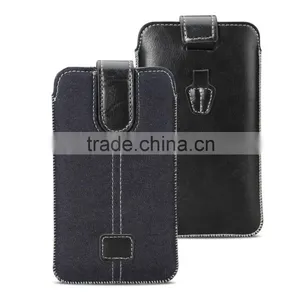NEW Fashion Leather Phone Pouch Pocket by High Quality Denims and PU thumbnail-1