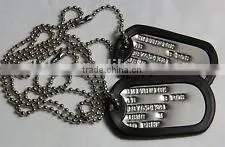 Low Price Soldier Dog Tags Hot Sales Customize Mens Dog Tag High Quality Embossed Dog Tags thumbnail-3