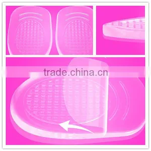 Massage Shoe Cushions/Insoles Silicone High Guality Sticky PU Gel Anti Slip Foot Pads thumbnail-1