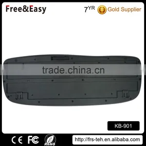 Ergonomic Design 114 Keys 2.4ghz Wireless Multimedia Keyboard for Laptop thumbnail-6