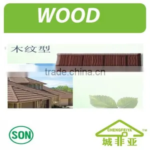Colorful Stone Chip Coated Steel Roof Tile thumbnail-1