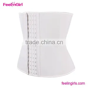FeelinGirl 4 Hooks Support Bundle White Waist Cincher Latex Supergirl Corset Costume Supplier's Choice thumbnail-5