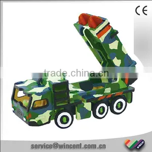 Boy Missile Truck 3D Wooden Puzzle Game thumbnail-1
