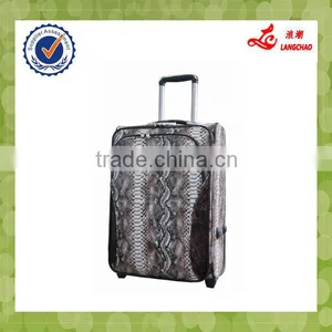 Gorgeous High-end Snake Skin Leather Mini Trolley Suitcase thumbnail-1