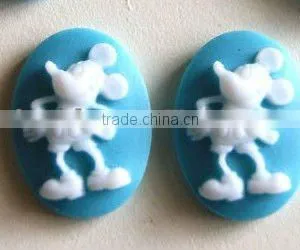 Popular Animal Resin Mickey Charms, Resin Cameo for Jewelry Decoration thumbnail-1