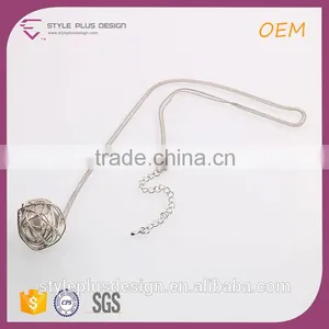N74396K01 3D Screw Solid Ball Freshwater Baroque Pearl Necklace From Pearl Updated Collection thumbnail-2