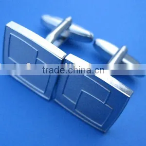Fashionable Metal Custom Engraved Cufflink thumbnail-1