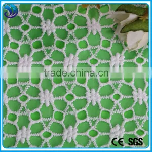 Fancy Floral Organza Polyester Embroidery Lace Fabric for Wedding Dress thumbnail-3