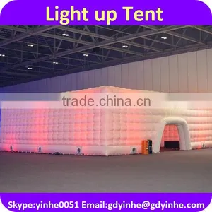 2016 Large Mobile White Inflatable Dome Tent for Exhibition EN14960 thumbnail-2
