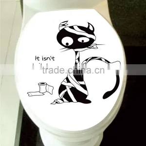 Custom Decoration Toilet Seat Paper Sticker thumbnail-2