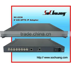 8 ASI to 64 Iptv Gateway / Asi ip Gateway thumbnail-1