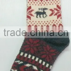 Classic Fairisle Men Fuzzy Socks thumbnail-1