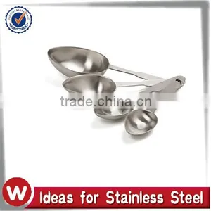 4 Pcs Set Heavy Duty Stainless Steel Measuring Scoops thumbnail-1