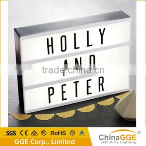 Cinematic Style Lightbox Vintage Cinema Coloured Letters Matching Light Box for Home Light up Quality Choice thumbnail-1