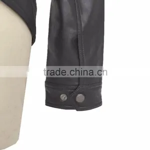 2016 New Fashion Cheap Bulk Men PU Leather Jackets Wholesale China Supplier thumbnail-4