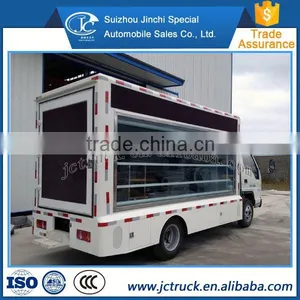 Automatic Hydraulic Hydraulic Stage Outdoor Advertising Full Color Truck Domestic Price thumbnail-3