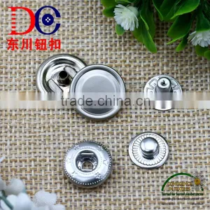 Oval Shape Metal Press Button Spring Snap Button thumbnail-3