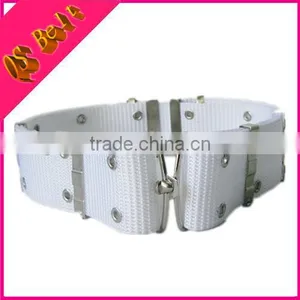 High Quality Nylon Webbing White Strong Military Belt thumbnail-1