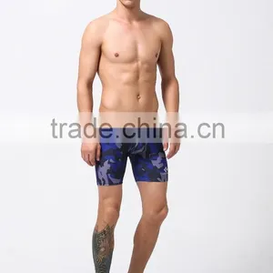 High Elastic Camo Mens Compression Shorts Base Layer Sports Fitness Running Soccer Football Shorts thumbnail-3
