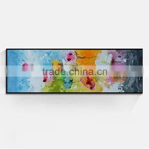 Shu1772 Black and White Flower Canvas Painting for Bedroom thumbnail-1