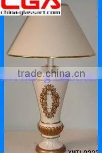 Hot Sale Modern Polyresin Base And Fabric Table Lamp for Home Decorative thumbnail-3