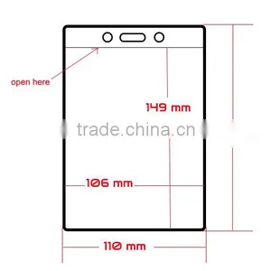 China Supplier Custom Made Rigid , Soft Clear PVC Pocket Holder thumbnail-1