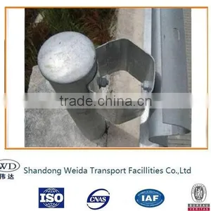 Highway Security Corrugated Beam Guardrail Fence Post thumbnail-5