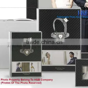 Wholesale Fancy A4 Size Acrylic Wedding Flush Mount Album thumbnail-1