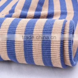 Textile Wholesale Stripe Pattern 65% Polyester 35% Cotton 1x1 Yarn Dyed Fabric thumbnail-3