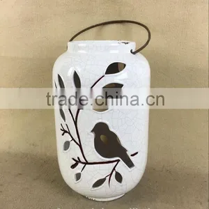 Ceramic Pierced Lantern thumbnail-1
