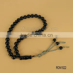 Turkish Islamic 33 Prayer Beads Worry Beads Tesbih Red Jasper Beads Tasbih Misbaha thumbnail-4