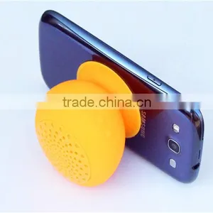 Mini Mushroom Wireless Bluetooth Speaker Waterproof Silicone Sucker Hands Free Speakers For Apple & Android Devices PC Computer thumbnail-4