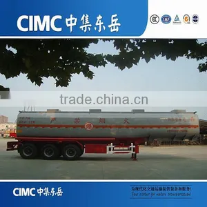CIMC ISO Standard 3 Axle 50000L Steel Fuel Tanker Semi Trailer Capacity 40 Ton thumbnail-6