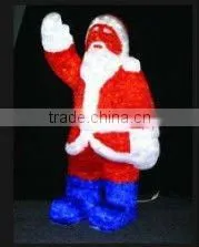 3D Led Decorative Christmas Santa Crystal,snow Man Sculpture Motif,art and Craft Lighting thumbnail-1