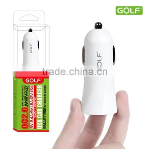 GOLF Good Quolity Qc2.0 Car Charger Hot New Products for 2015 12v qc 2.0 Car Battery Charger for Mobile Phone thumbnail-1