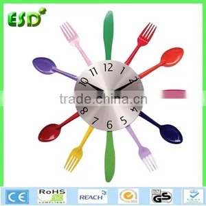 Spoon and Fork Wall Clock Kitchen Clock thumbnail-2