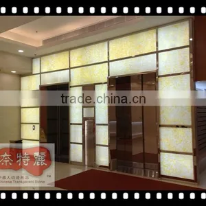 Mesh Image Decorative Acrylic Shower Doors thumbnail-4